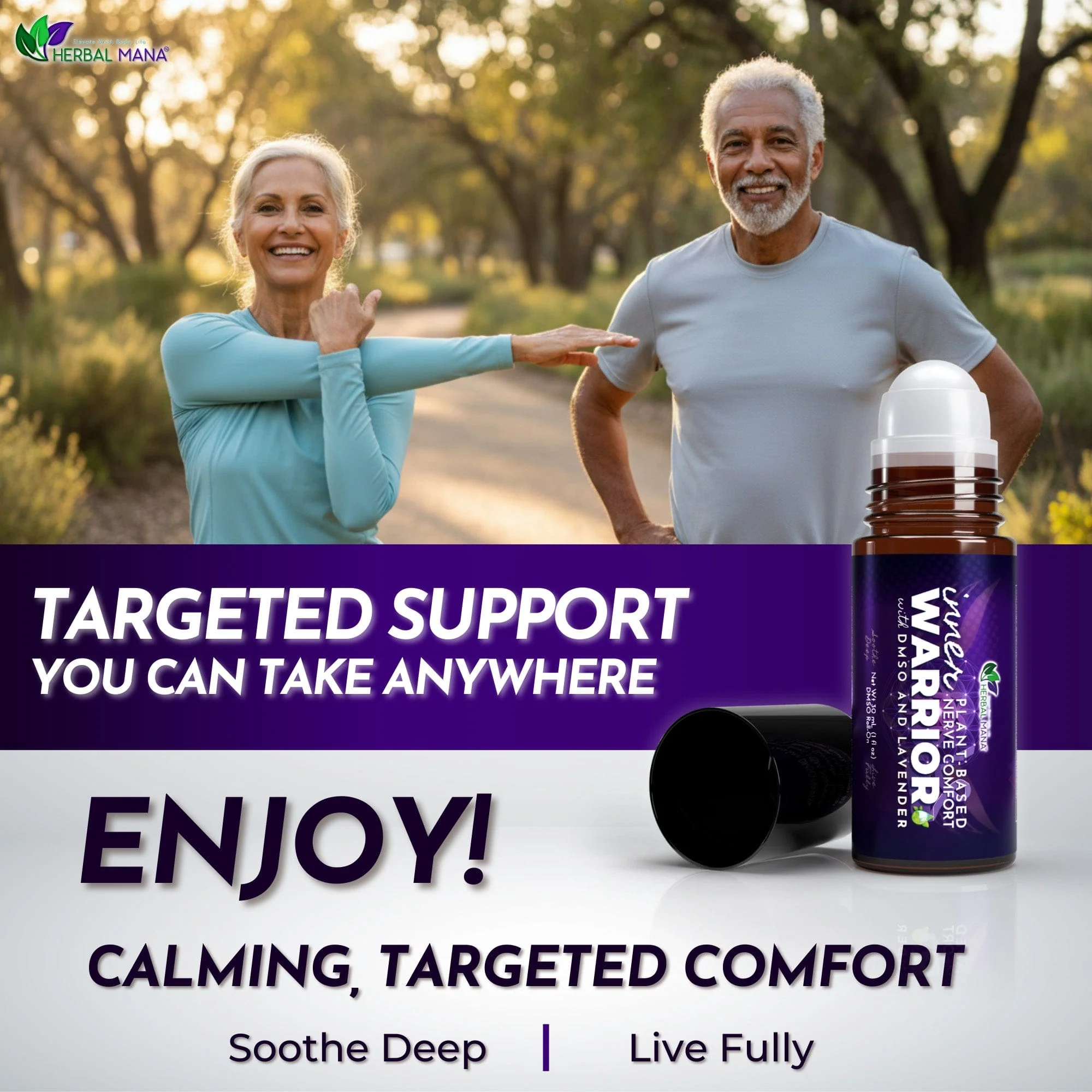 DMSO Roll-On for Nerve Comfort & Sleep | Inner Warrior - Image 3
