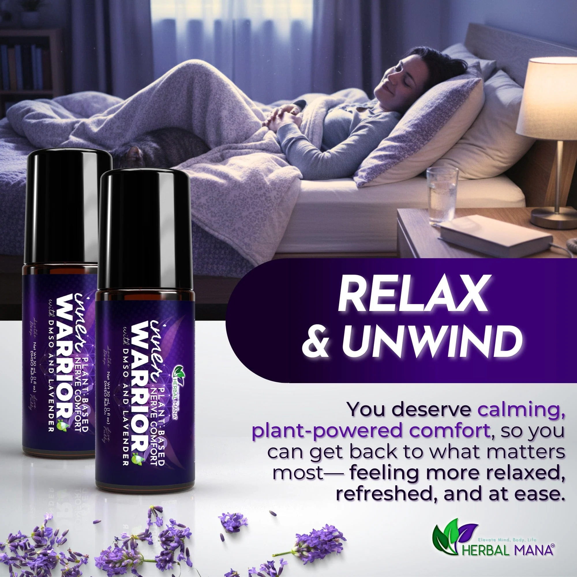 DMSO Roll-On for Nerve Comfort & Sleep | Inner Warrior - Image 5