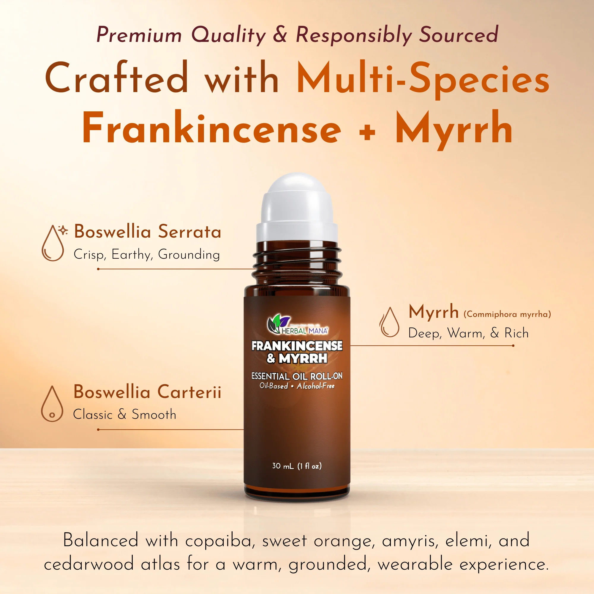 Frankincense & Myrrh Essential Oil Roll-On - Image 3