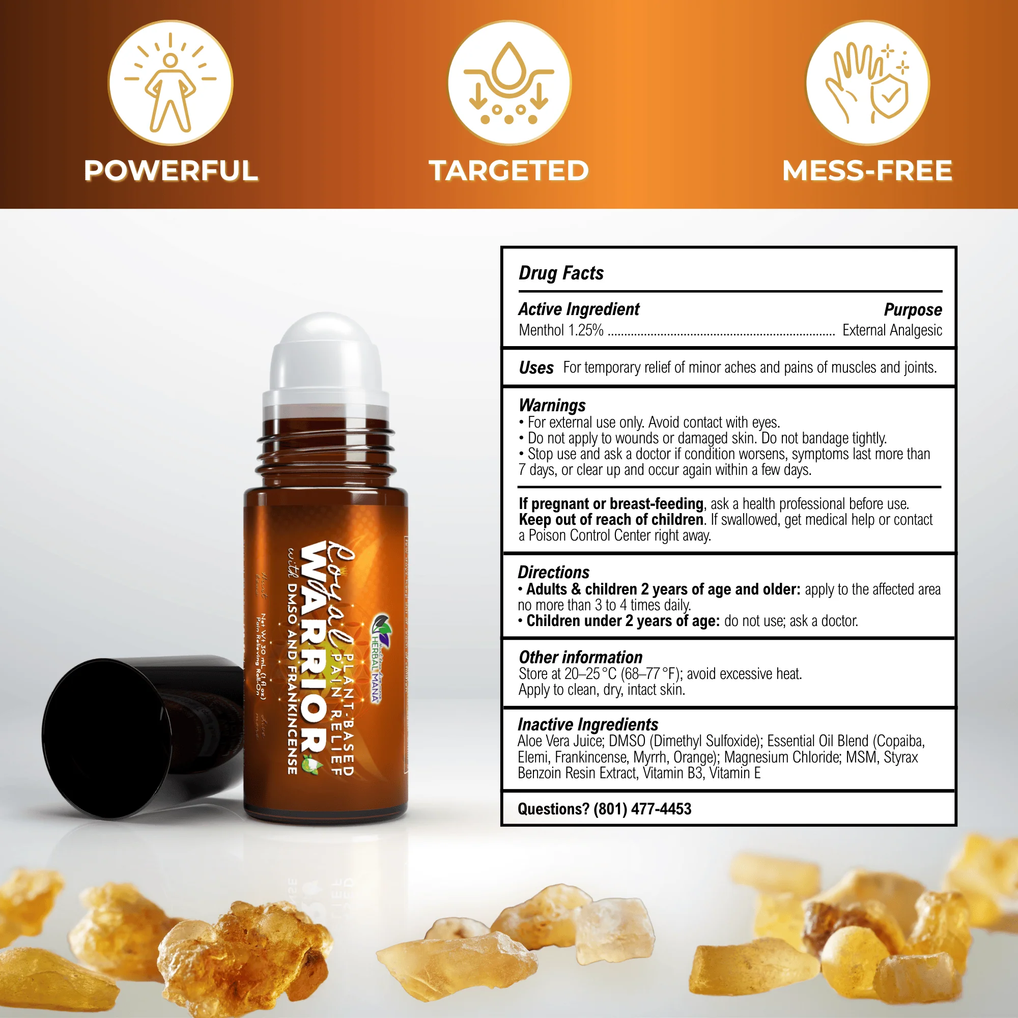 Cooling Frankincense DMSO Roll-On for Joint Pain Relief | Royal Warrior - Image 7