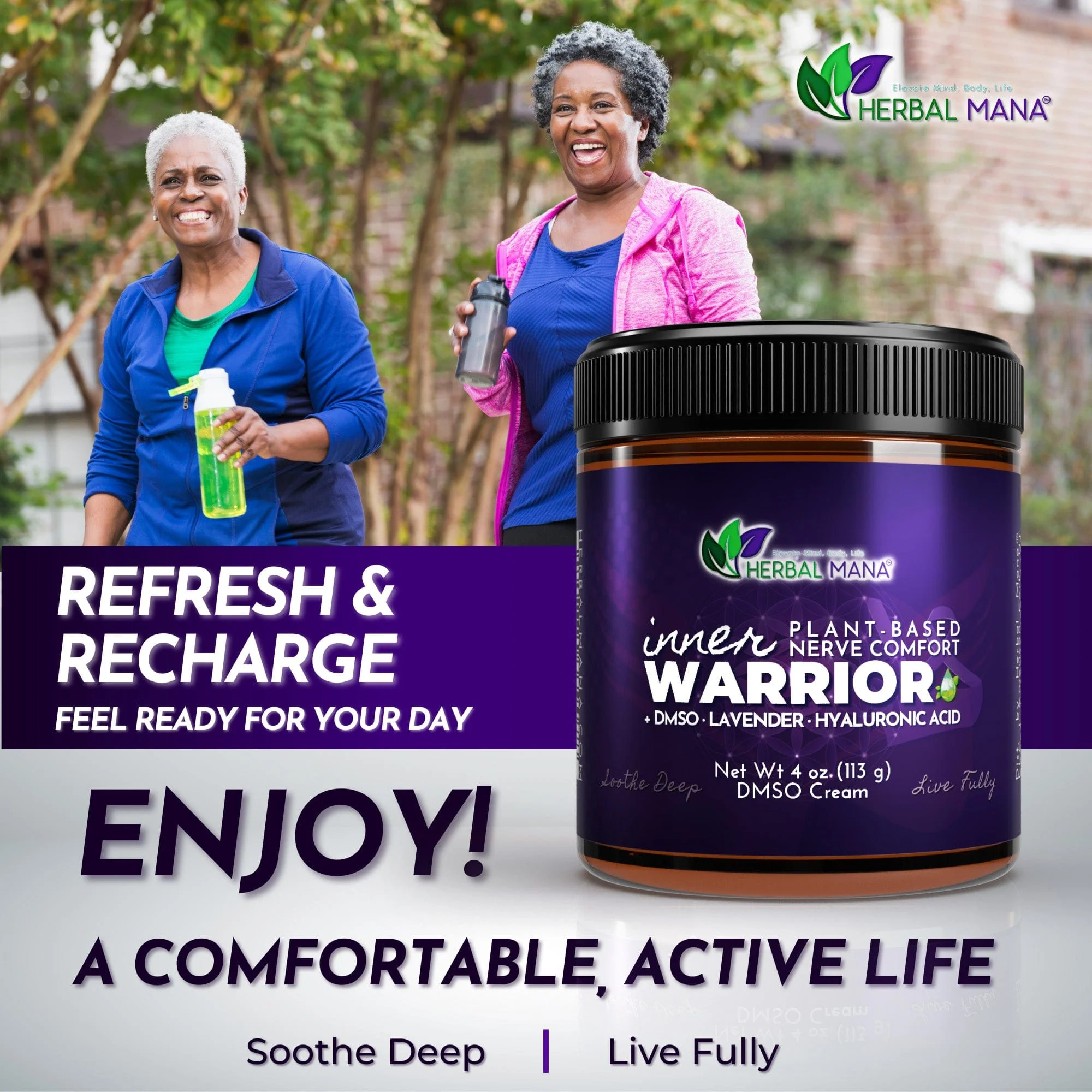 DMSO Cream for Nerve Pain Relief & Sleep | Inner Warrior - Image 3